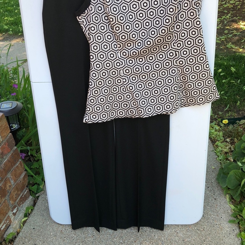 Black pants and formal tank